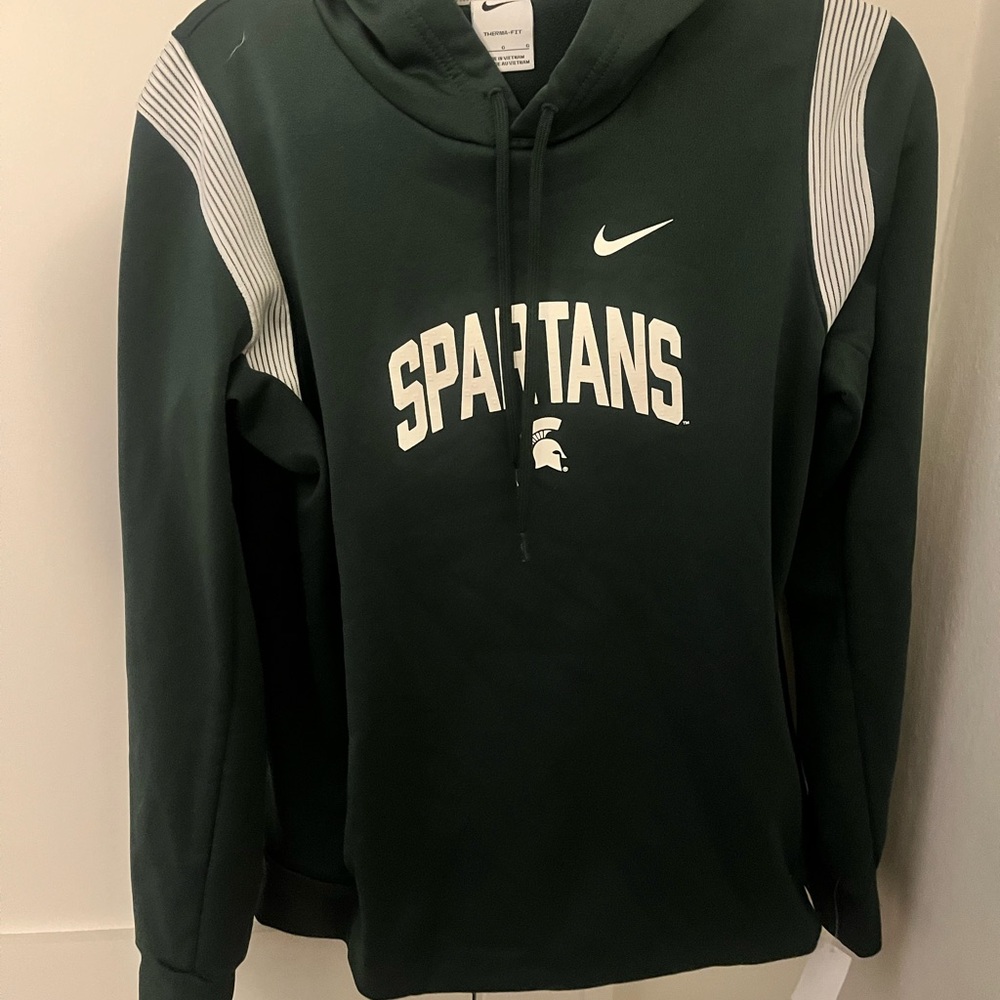 Nike Green Spartans Athletic Sweater